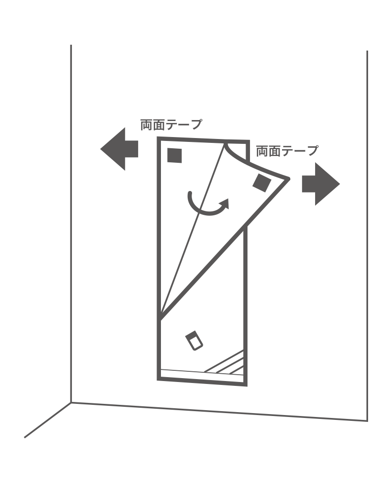 シートを貼り付ける